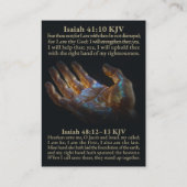 The First and Last LORD King of Israel KJV Card 名刺 (裏面)