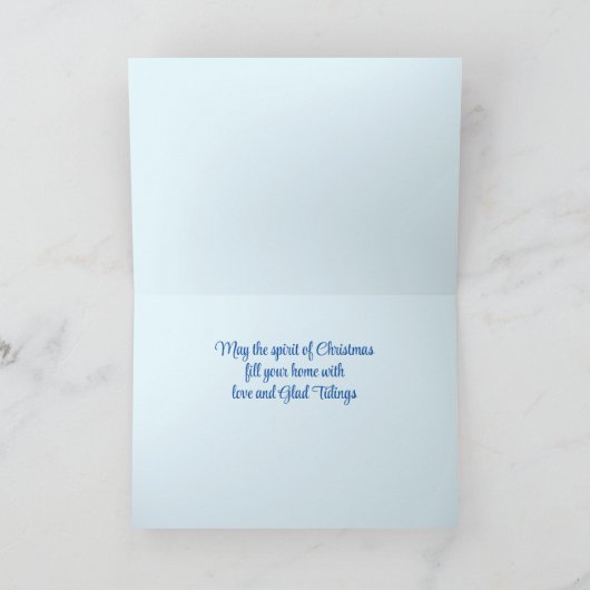 The First Noel Christian Christmas Card カード (内部)