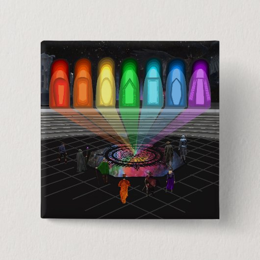 The First Step 缶バッジ (正面)