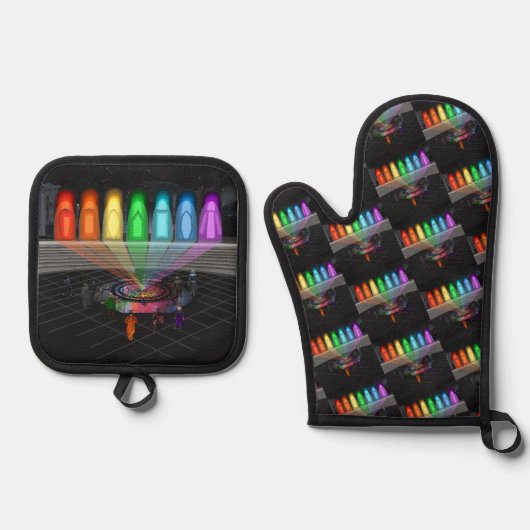 The First Step 鍋つかみ&鍋敷きセット (正面)