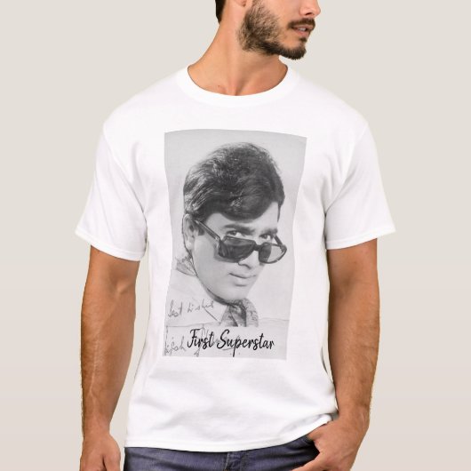 The First Superstar Anand Forever King of Romance Tシャツ (正面)