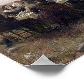 The First Thanksgiving at Plymouth by Brownscombe ポスター (角)