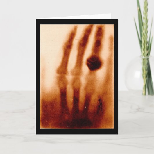 The First X ray, 1901, Photograph カード (正面)