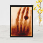 The First X ray, 1901, Photograph カード (黄色い花)