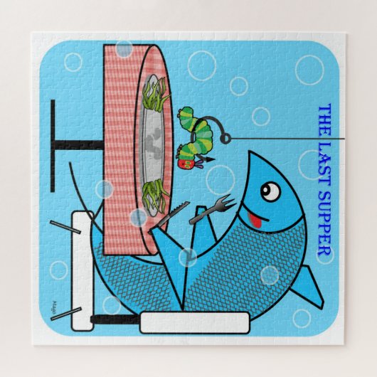 THE FISH LAST SUPPER ジグソーパズル (横)