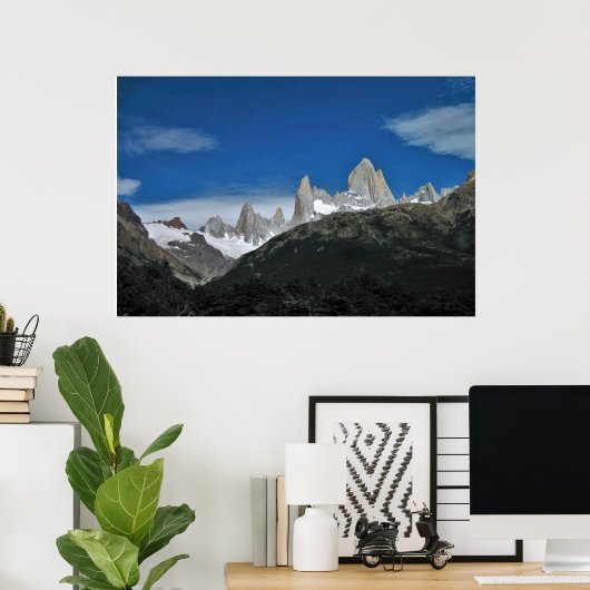 The Fitz Roy Massif ポスター (ホームオフィス)