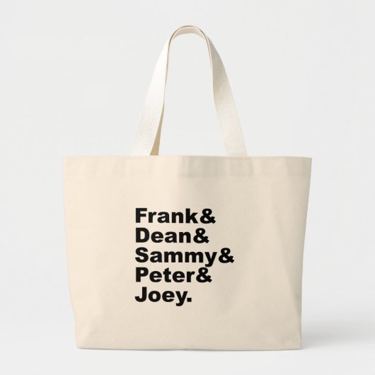 The Five Rats | Frank Dean Sammy Joey & Peter ラージトートバッグ (正面)