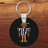 The Fix It Elf Christmas Family Matching Xmas Grou キーホルダー (正面)