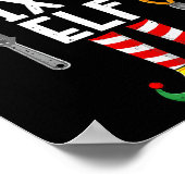 The Fix It Elf Christmas Family Matching Xmas Grou ポスター (角)