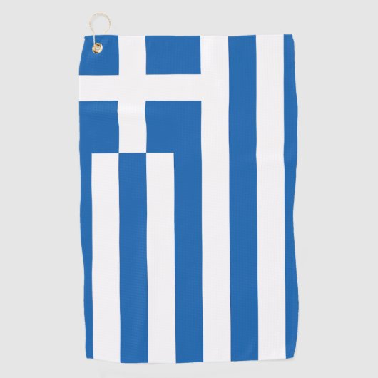 The flag of Greece  ゴルフタオル (正面)