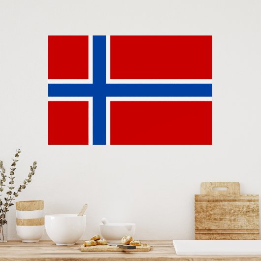 The Flag of Norway ポスター (キッチン)