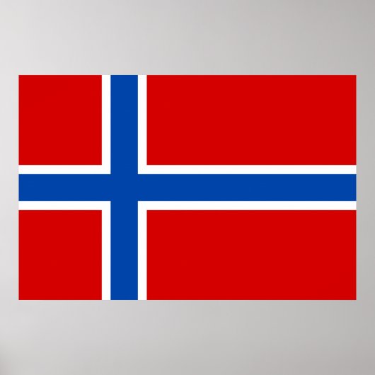 The Flag of Norway ポスター (正面)