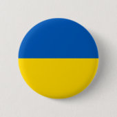 The Flag of Ukraine 缶バッジ (正面)