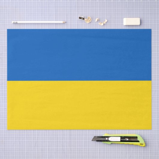 The Flag of Ukraine 薄葉紙 (クラフト)