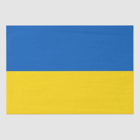The Flag of Ukraine 薄葉紙 (正面)