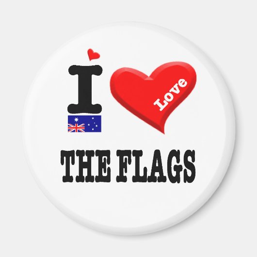 THE FLAGS – 大好き マグネット (正面)