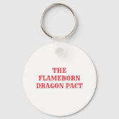 The Flameborn Dargon Pact キーホルダー (裏面)