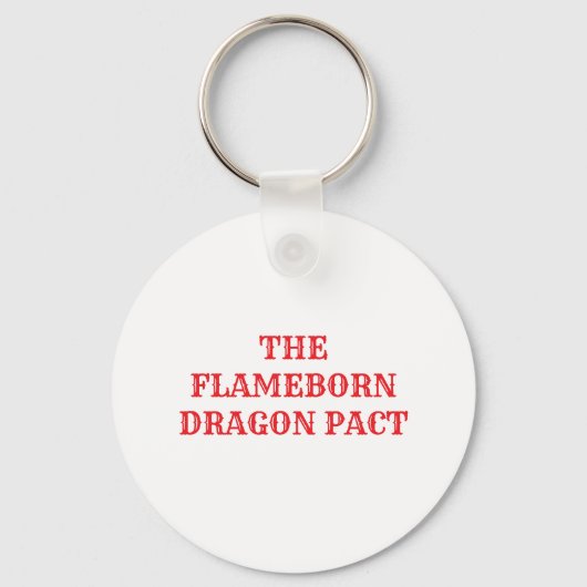 The Flameborn Dargon Pact キーホルダー (裏面)