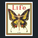 "The Flapper" Art Deco Life Cover 16 x 20 ポスター<br><div class="desc">Beautiful Art Deco Life Cover 16 x 20</div>
