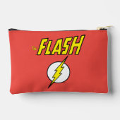 The Flash Name & Lightning Bolt Logo アクセサリーポーチ (裏面)
