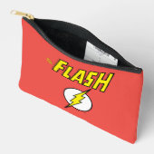 The Flash Name & Lightning Bolt Logo アクセサリーポーチ (見開き)
