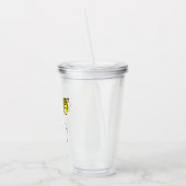 The Flash Name & Lightning Bolt Logo アクリルタンブラー (左)