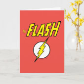 The Flash Name & Lightning Bolt Logo カード (黄色い花)