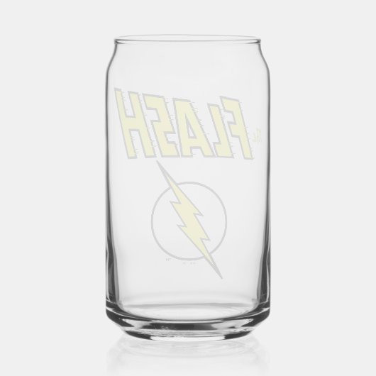 The Flash Name & Lightning Bolt Logo ガラス缶 (裏面)