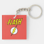 The Flash Name & Lightning Bolt Logo キーホルダー (裏面)