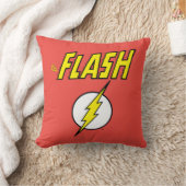 The Flash Name & Lightning Bolt Logo クッション (ブランケット)