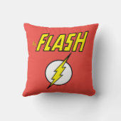 The Flash Name & Lightning Bolt Logo クッション (裏面)