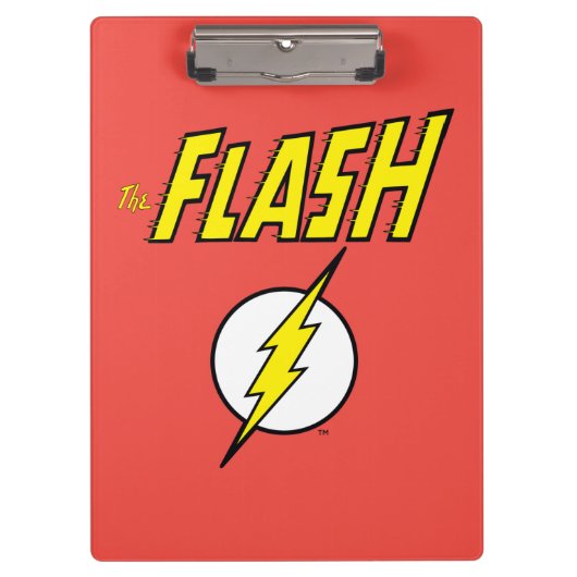 The Flash Name & Lightning Bolt Logo クリップボード (正面)