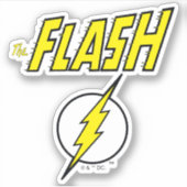 The Flash Name & Lightning Bolt Logo シール (正面)