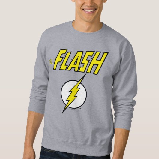 The Flash Name & Lightning Bolt Logo スウェットシャツ (正面)