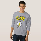 The Flash Name & Lightning Bolt Logo スウェットシャツ (正面フル)