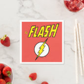 The Flash Name & Lightning Bolt Logo スタンダードカクテルナプキン (インサイチュ)