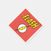 The Flash Name & Lightning Bolt Logo スタンダードカクテルナプキン (角)