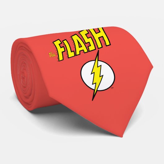 The Flash Name & Lightning Bolt Logo ネクタイ (ロール)