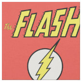 The Flash Name & Lightning Bolt Logo ファブリック (クローズアップ)