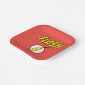 The Flash Name & Lightning Bolt Logo ペーパープレート (傾斜あり)