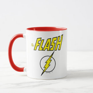 The Flash Name & Lightning Bolt Logo マグカップ