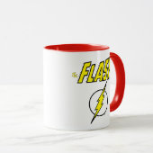 The Flash Name & Lightning Bolt Logo マグカップ (正面右)