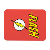 The Flash Name & Lightning Bolt Logo マグネット (横)