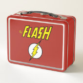 The Flash Name & Lightning Bolt Logo メタルランチボックス (裏面)