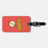 The Flash Name & Lightning Bolt Logo ラゲッジタグ (正面横)