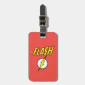 The Flash Name & Lightning Bolt Logo ラゲッジタグ (正面縦)