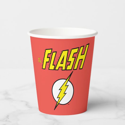 The Flash Name & Lightning Bolt Logo 紙コップ (裏面)