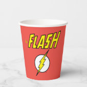 The Flash Name & Lightning Bolt Logo 紙コップ (正面)