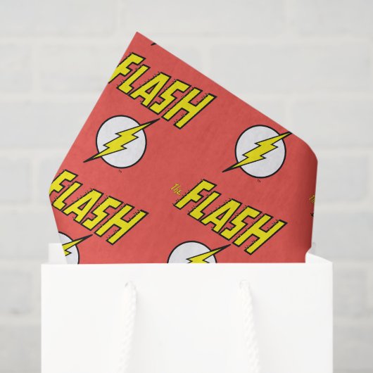 The Flash Name & Lightning Bolt Logo 薄葉紙 (ギフトバッグ)