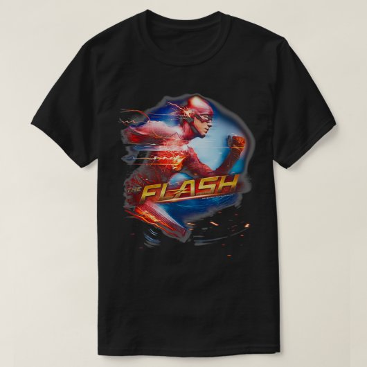 The Flash TV Series Fastest Man Tシャツ (デザイン正面)